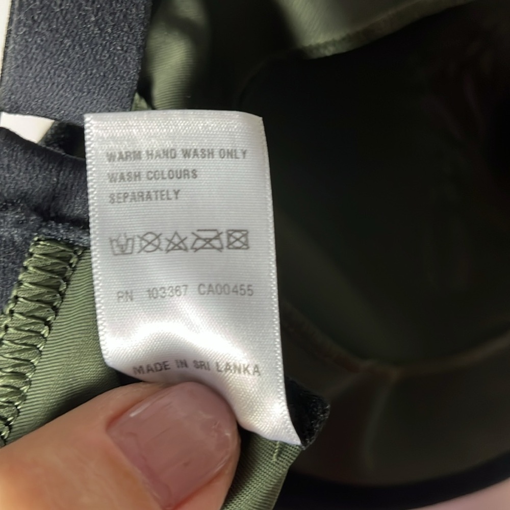 Freya Olive Green and Black Underwire Sports Bra - Picture 13 of 16